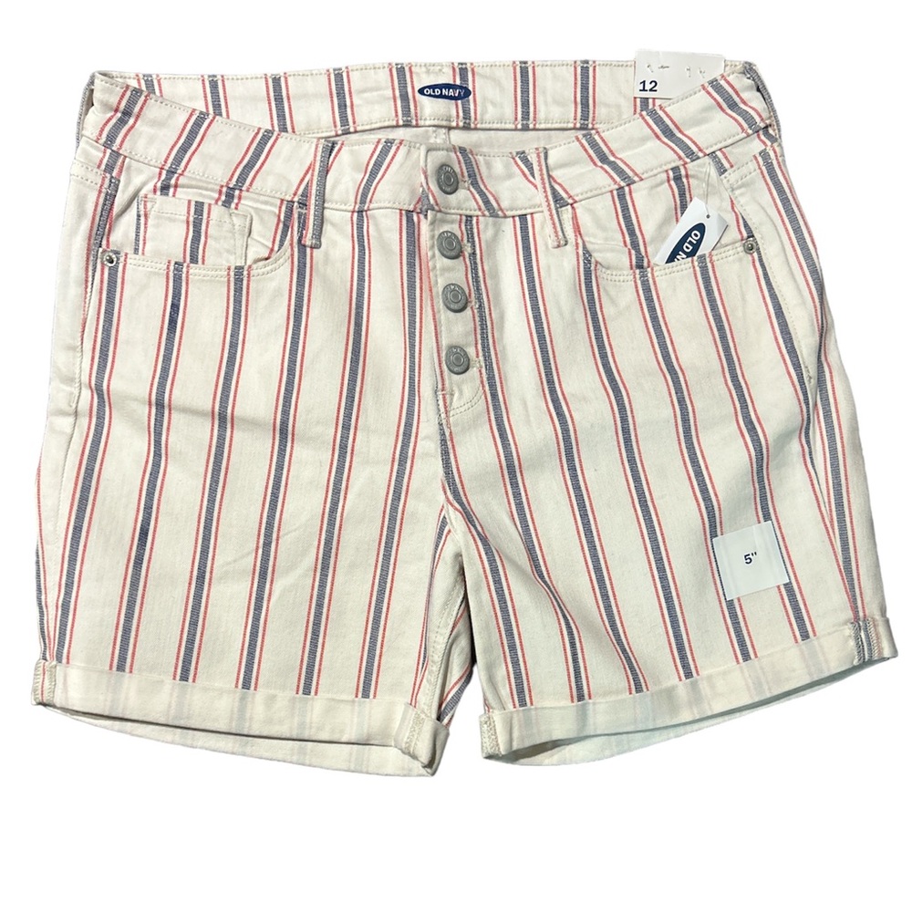 Old Navy Women’s Mid-Rise 5” Inseam Shorts - Size 12